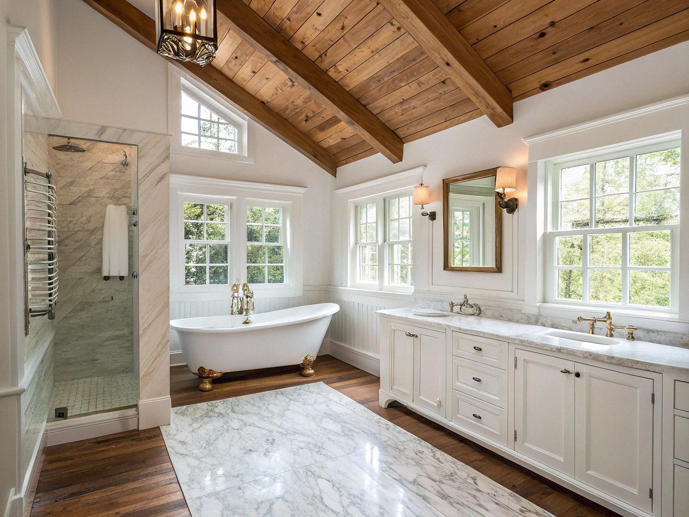 modern-colonial-revival-style-bathroom--with-wide-